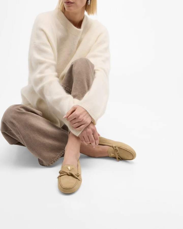 Suede Bow Drivers - Image 2