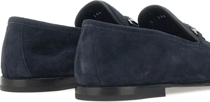 Suede Braided Loafers - Image 5