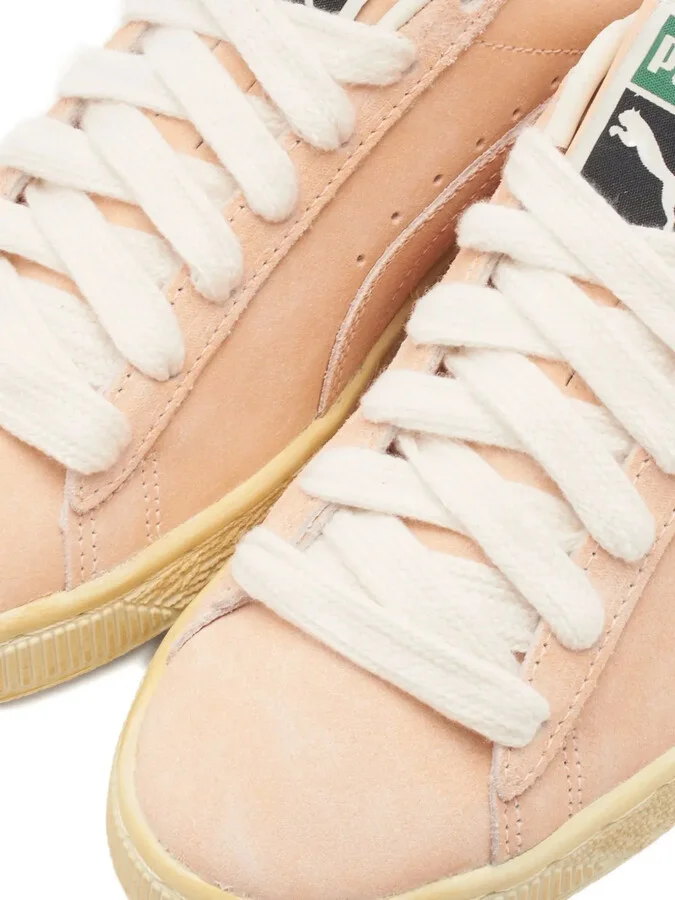 suede "Bright Melon/Frosted Ivory" sneakers - Image 4