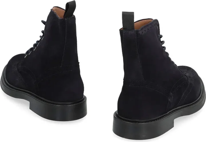 Suede Brogue Ankle Boots - Image 3