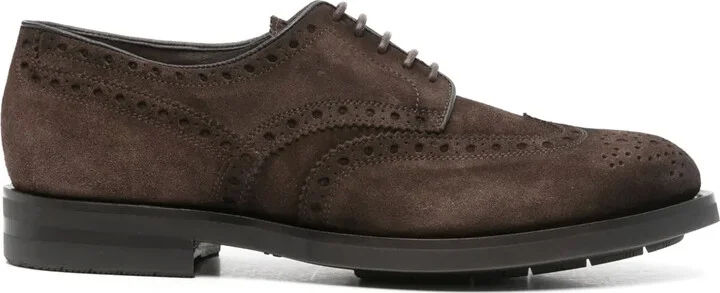 Suede Brogues