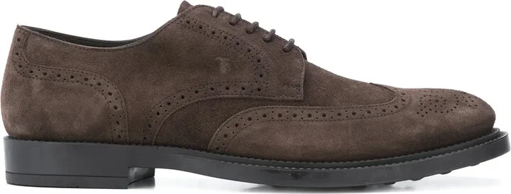 Suede Brogues