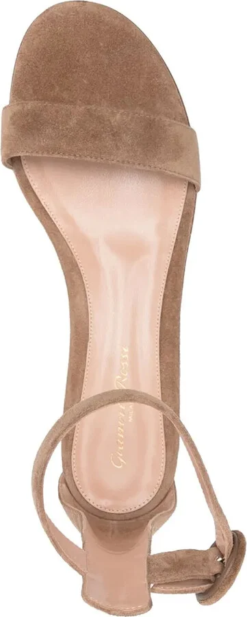Suede Buckle-Fastening Sandals - Image 4
