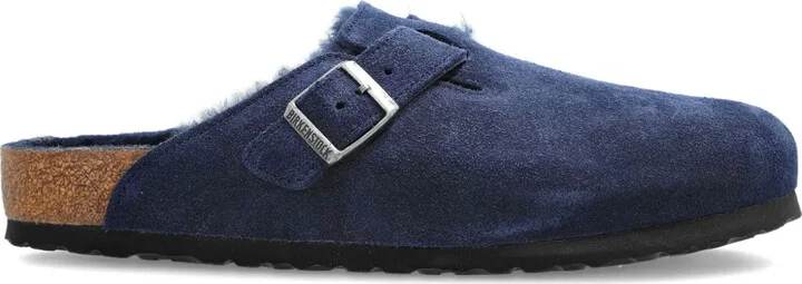 Suede Buckle Sandals