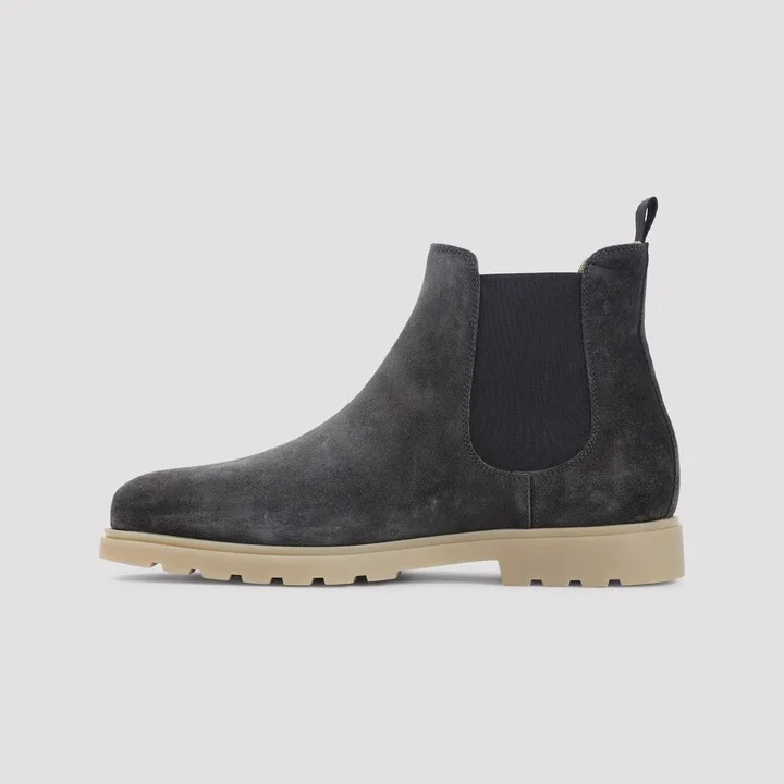 Suede Calf Leather Boots - Image 4