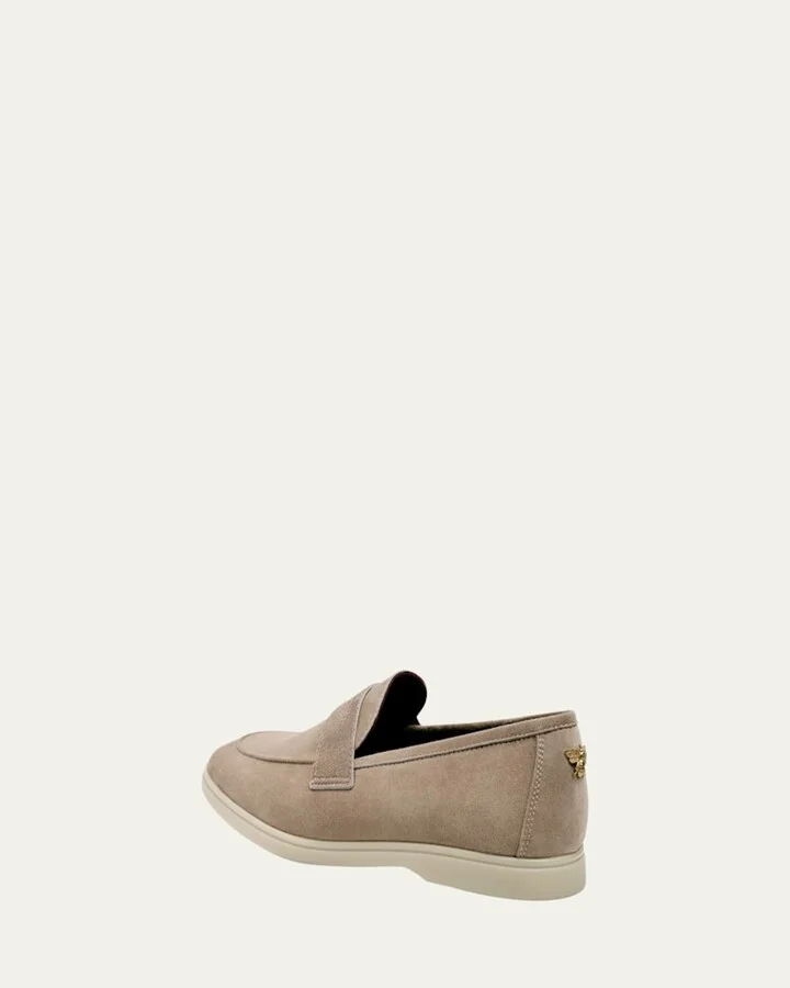 Suede Casual Penny Loafers - Image 7