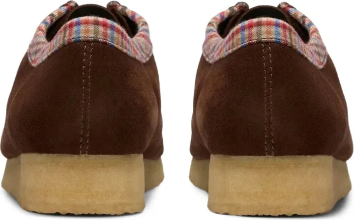 Suede Check-Trimmed Boots - Image 3