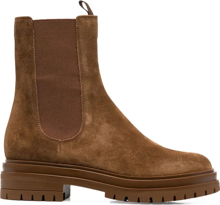 Suede Chelsea Ankle Boots