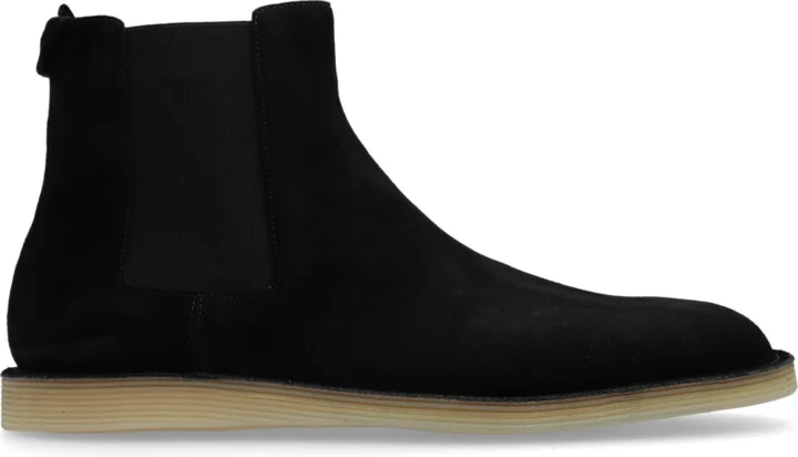 Suede Chelsea Boots, , - Black