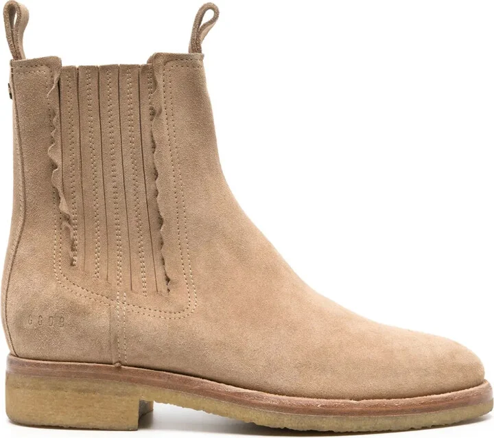 suede Chelsea boots