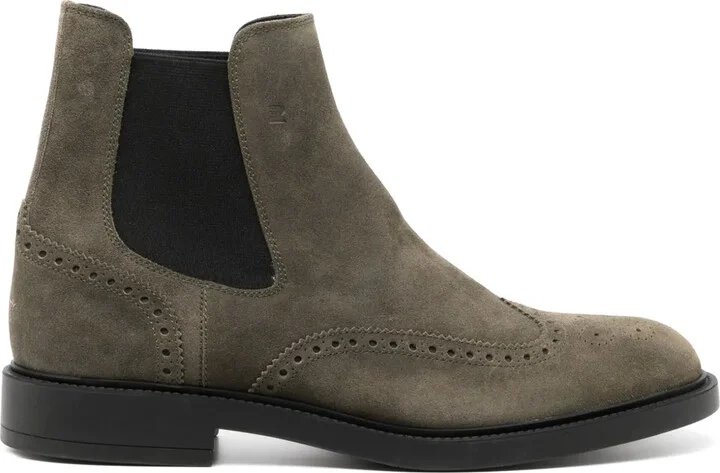 suede Chelsea boots