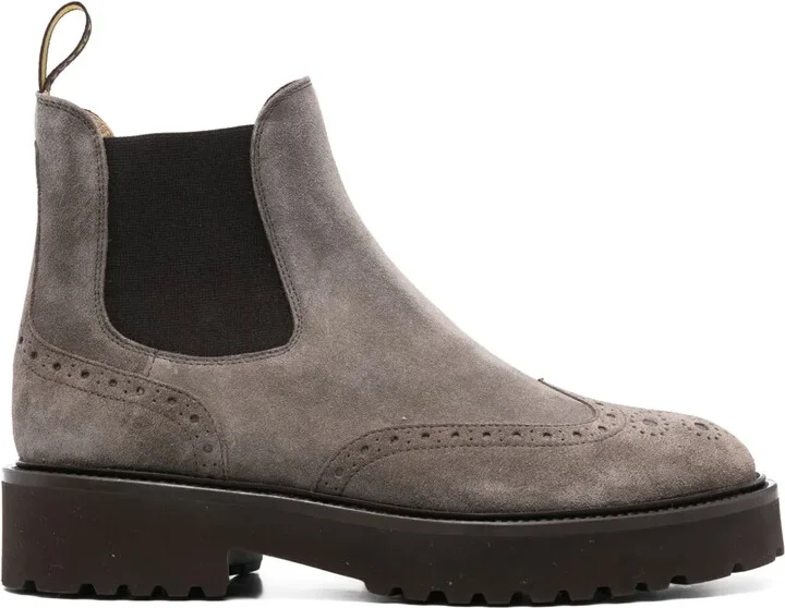 suede Chelsea boots
