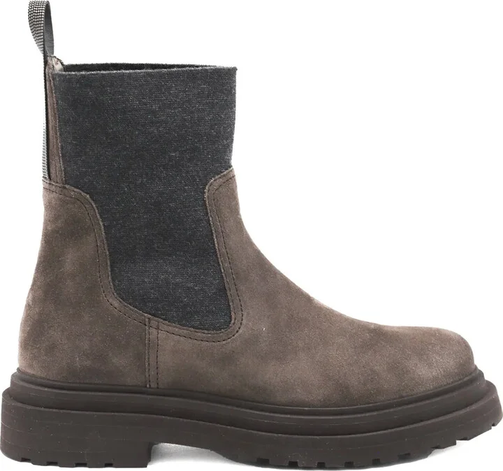 suede Chelsea boots