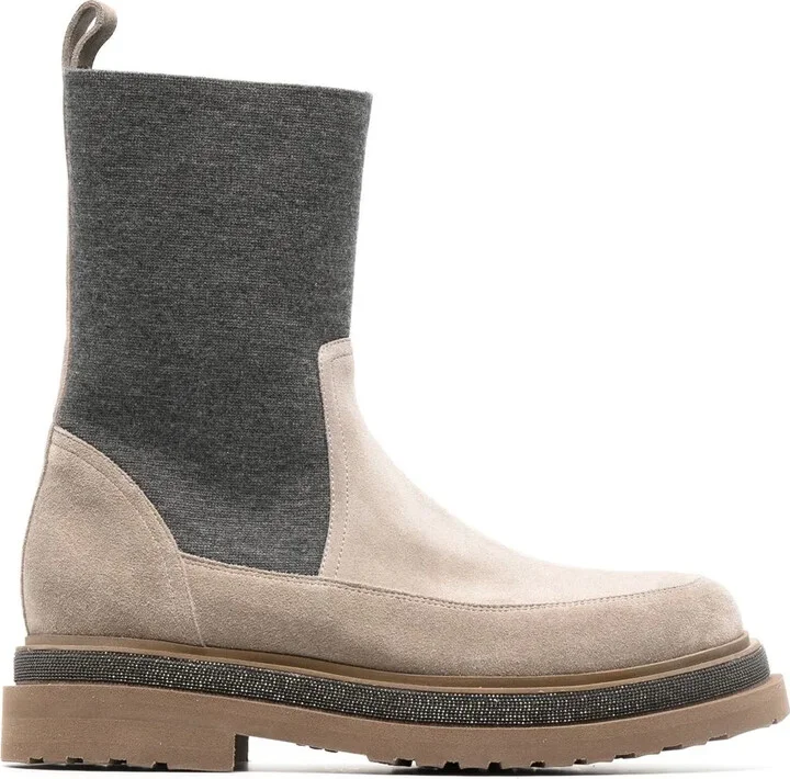 suede Chelsea boots