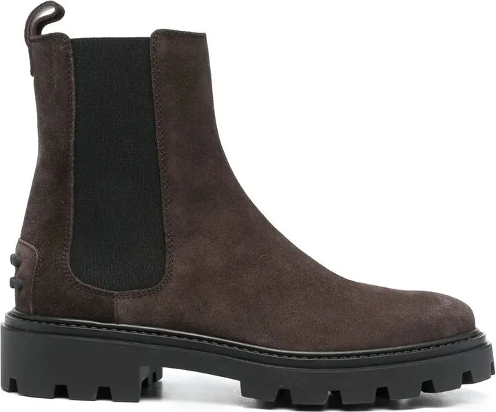 suede Chelsea boots