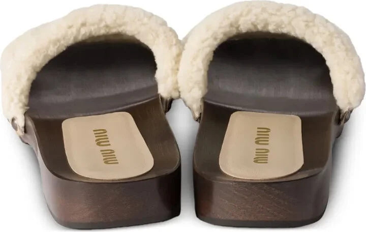 Suede Clog Sandals - Image 3