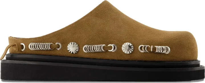 Suede Clogs