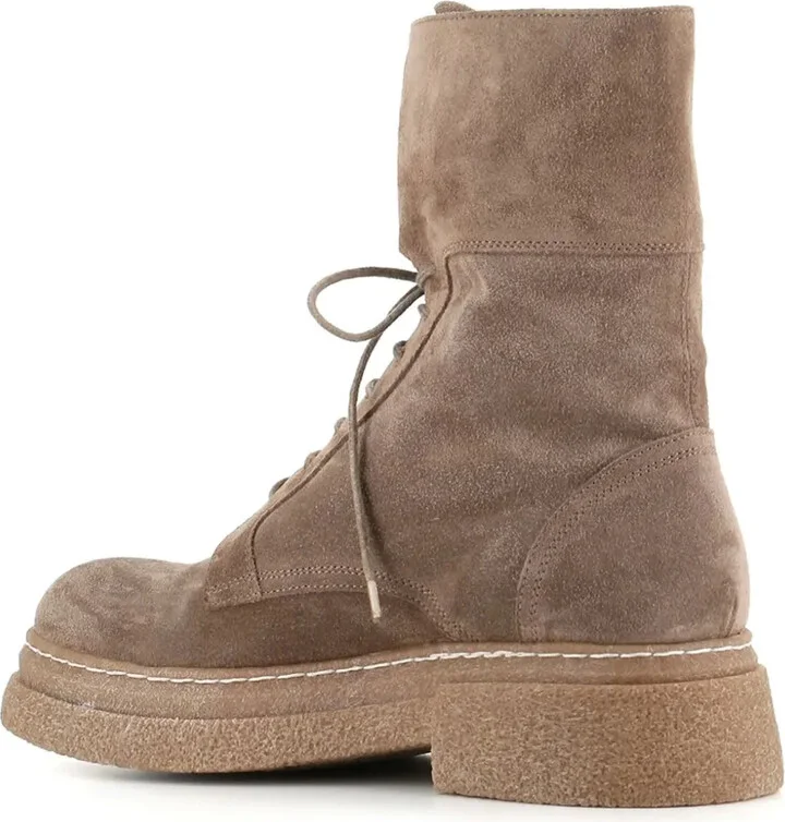 Suede Combat Boots - Image 3
