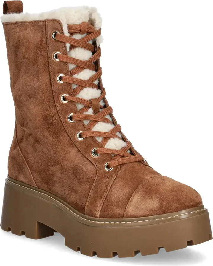 Suede Combat Boots - Image 2