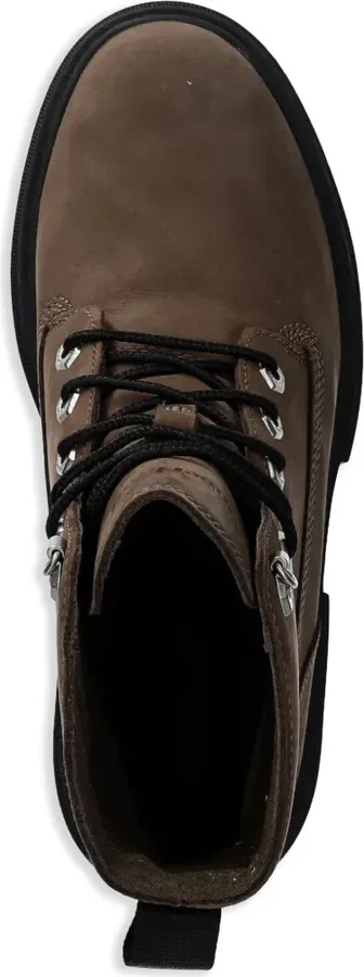 Suede Combat Boots - Image 4