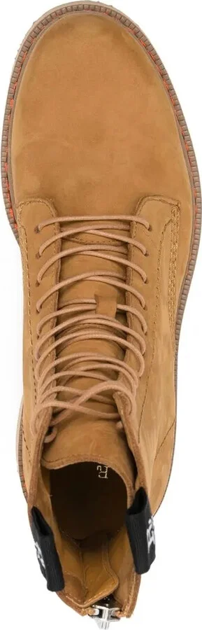 Suede Combat Boots - Image 4