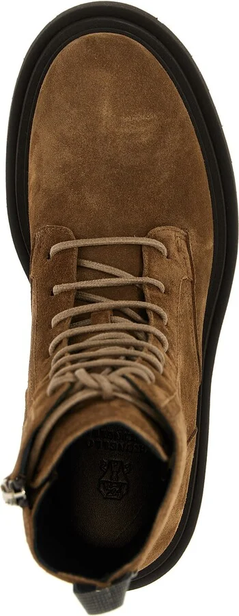 Suede Combat Boots Monile - Image 4