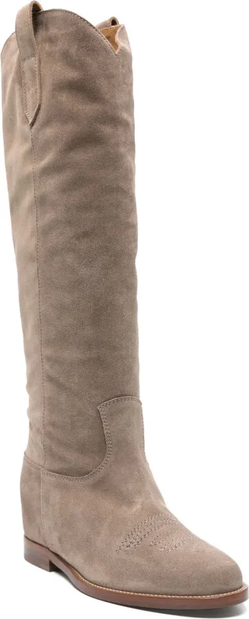 Suede Cowboy Boots - Image 2