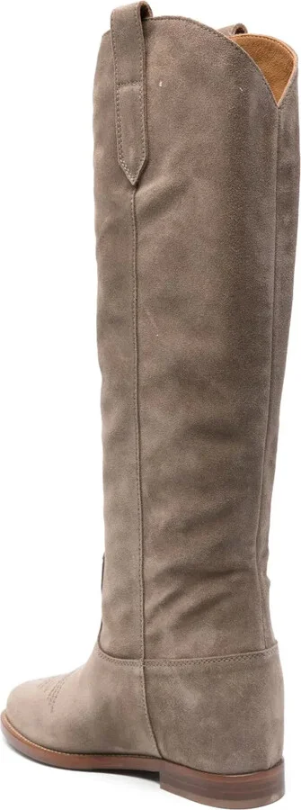 Suede Cowboy Boots - Image 3
