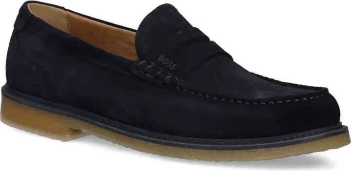 Suede Crepe-Sole Loafers - Image 2