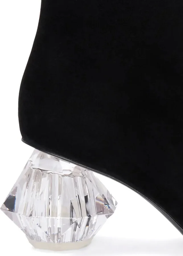 Suede Crystal Kuki boots - Image 2