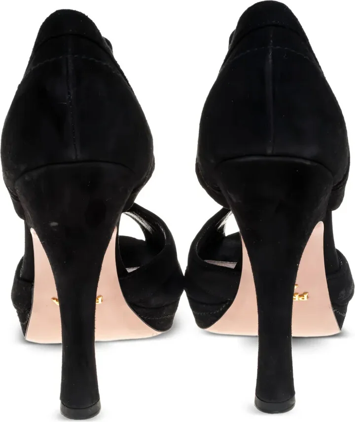 Suede Cut-Out Platform Booties - Image 4