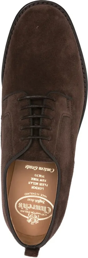 Suede Derby Lace-Up Shoes - Image 4
