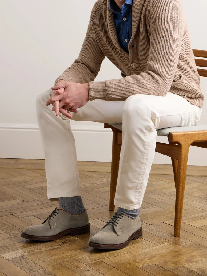 Suede Derby Shoes - Image 2