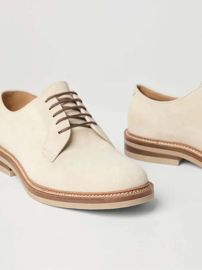Suede Derby Shoes - Image 4