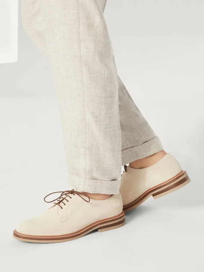 Suede Derby Shoes - Image 5
