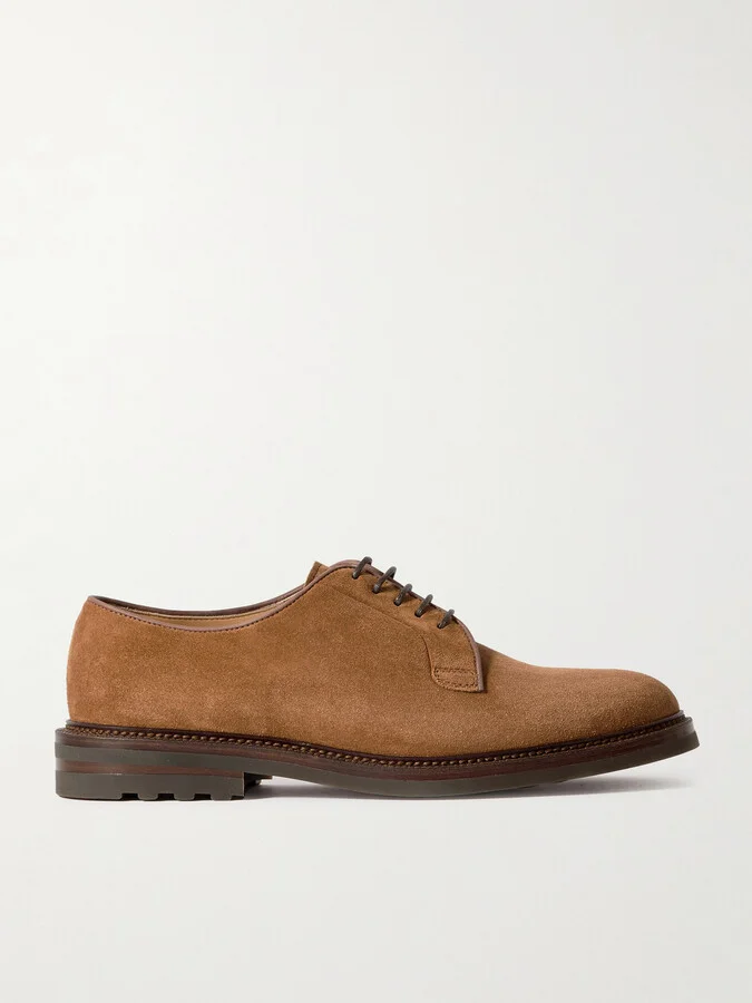Suede Derby Shoes