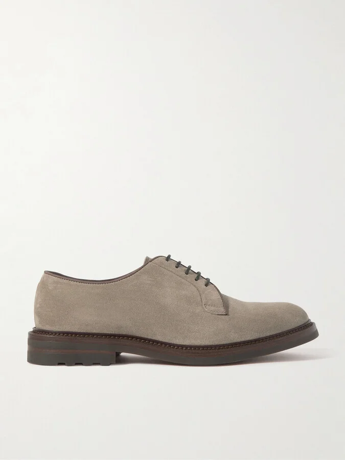 Suede Derby Shoes