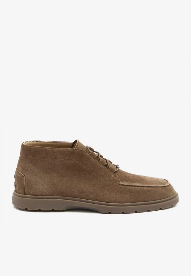 Suede Desert Ankle Boots
