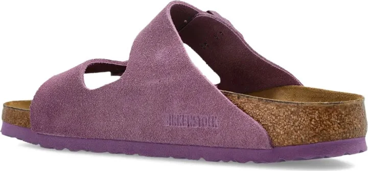 Suede Double-Buckle Flat Sandals - Image 2