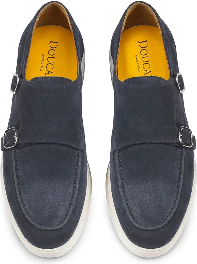 Suede Double-Buckle Monk Shoes - Image 3