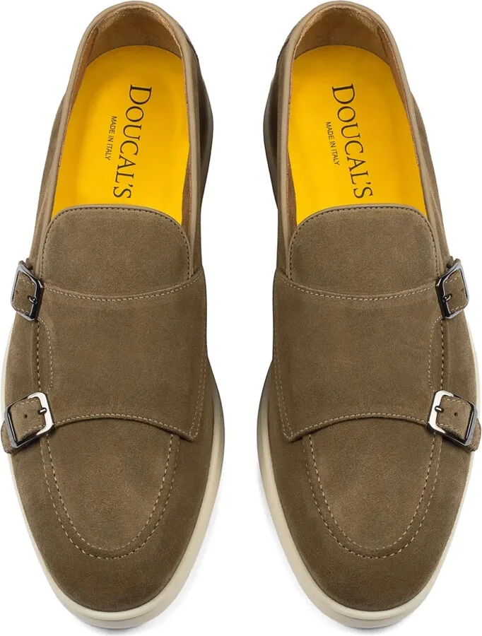 Suede Double-Buckle Monk Shoes - Image 3