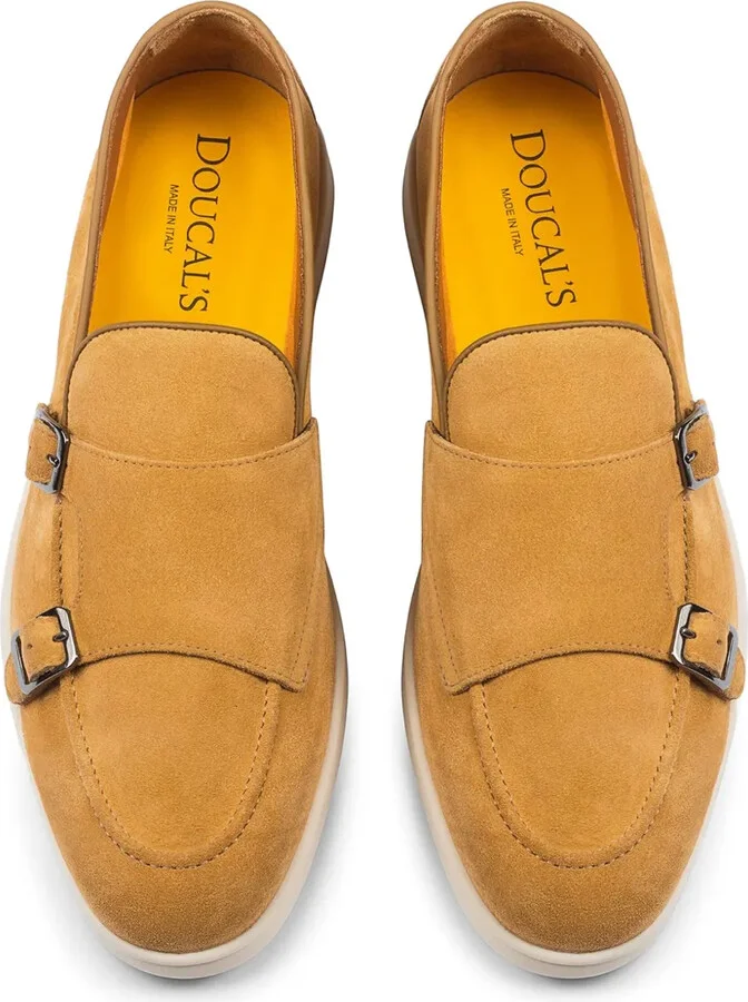 Suede Double-Buckle Monk Shoes - Image 3