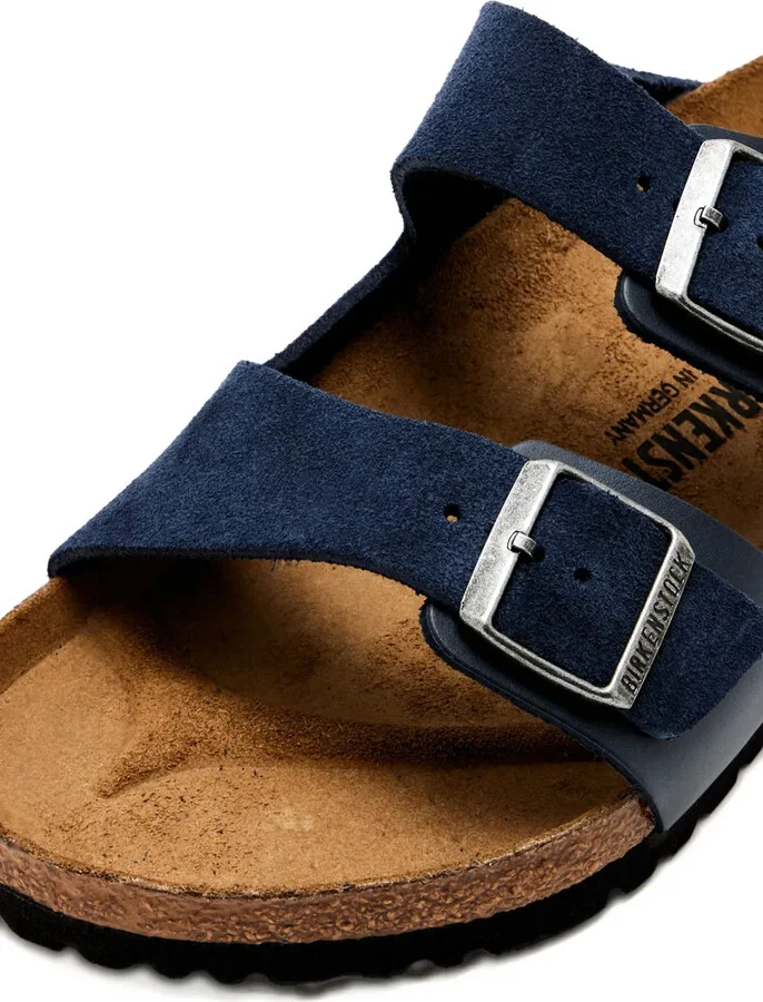 Suede Double-Buckle Sandals - Image 4