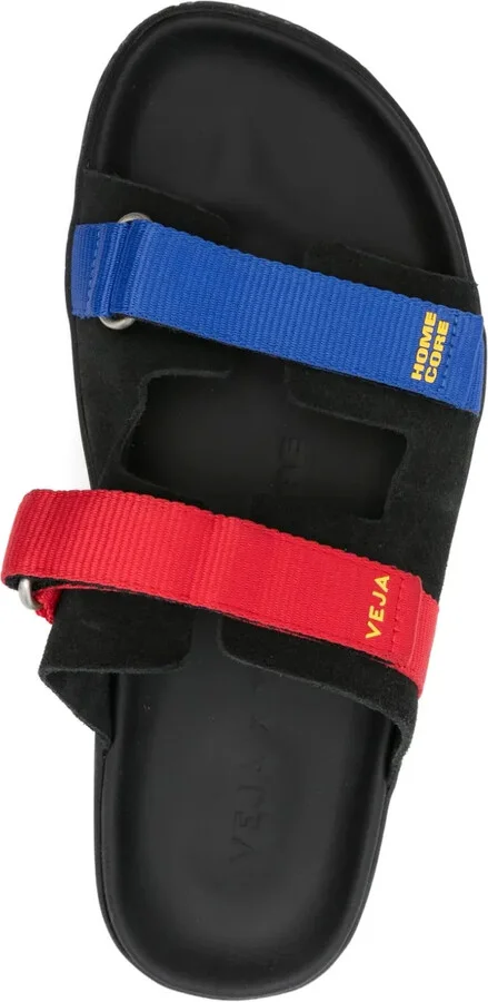 Suede Double-Strap Sandals - Image 4