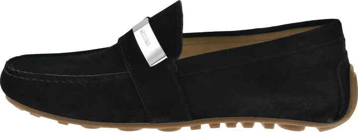 Suede Driver Shoes Black