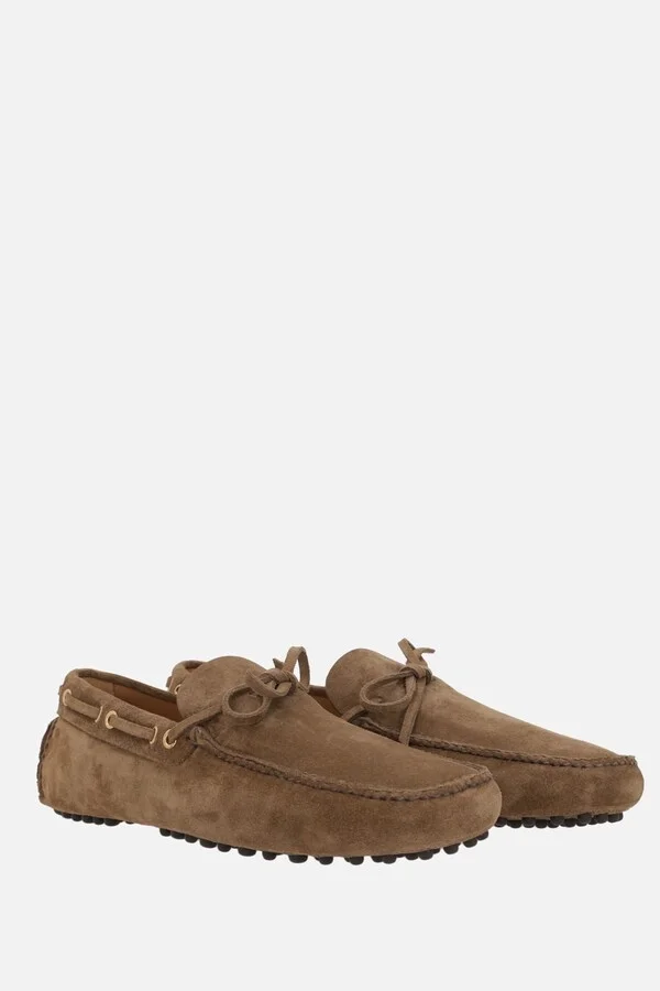 Suede Driving Loafers - Image 2