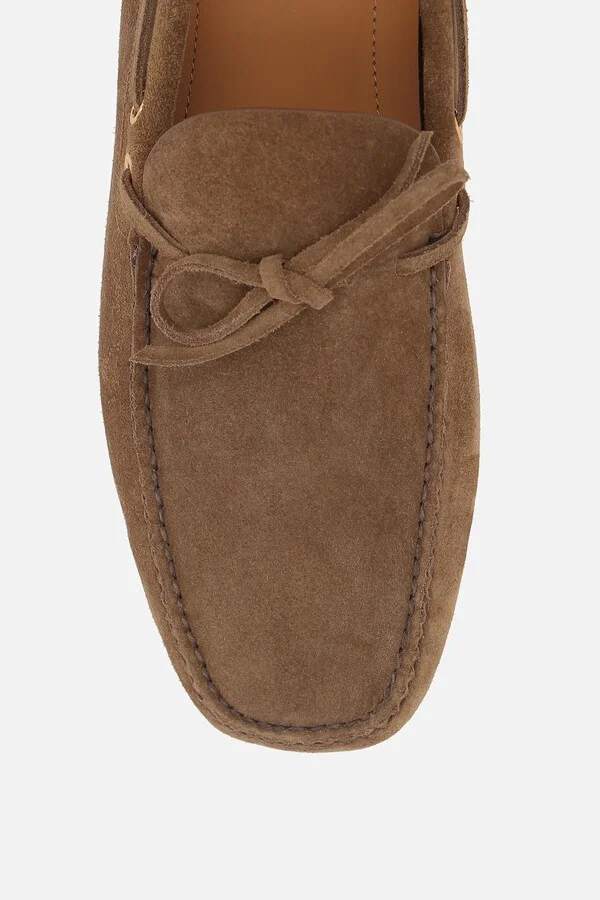 Suede Driving Loafers - Image 4