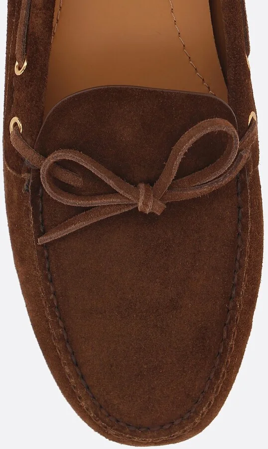 Suede Driving Loafers - Image 4