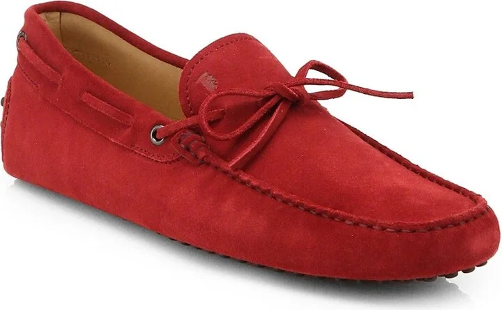 Suede Driving Loafers