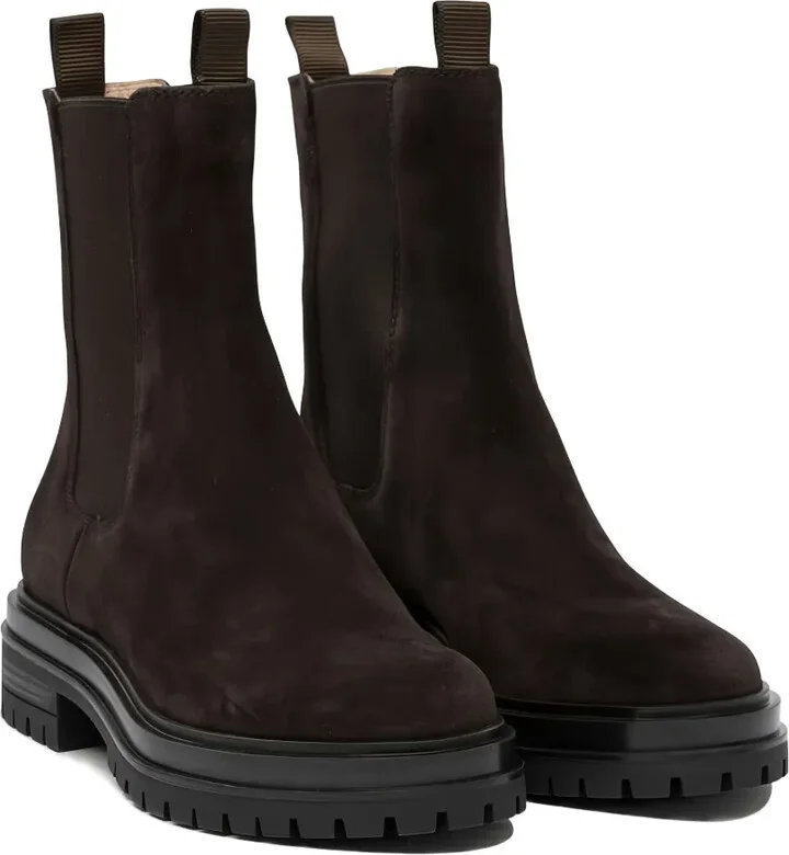 Suede Elastic-Insert Boots - Image 2